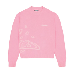 Broken Planet Knit Sweater Candy Pink