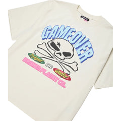 Broken Planet Game Over Tee Vanilla White