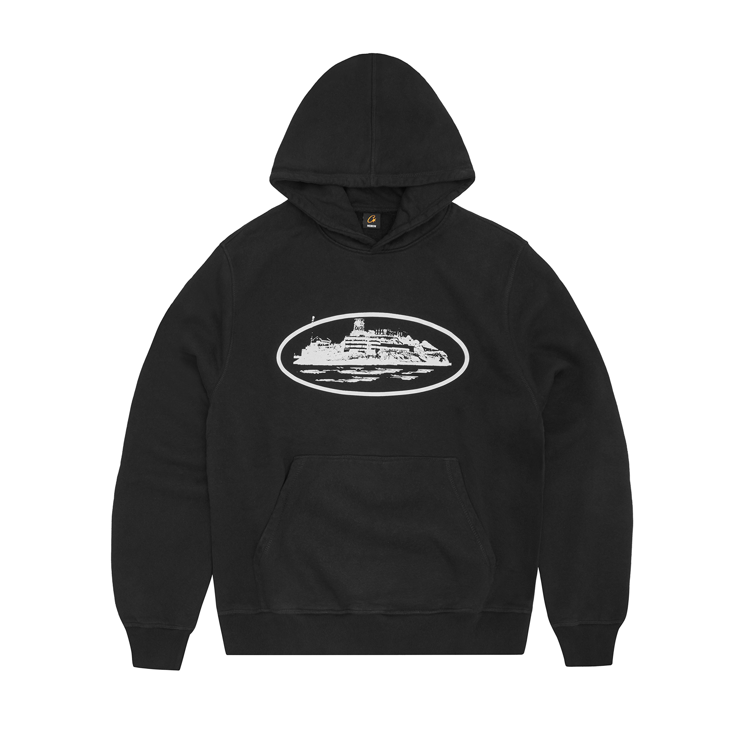 ALCATRAZ HOODIE [BLACK & WHITE]