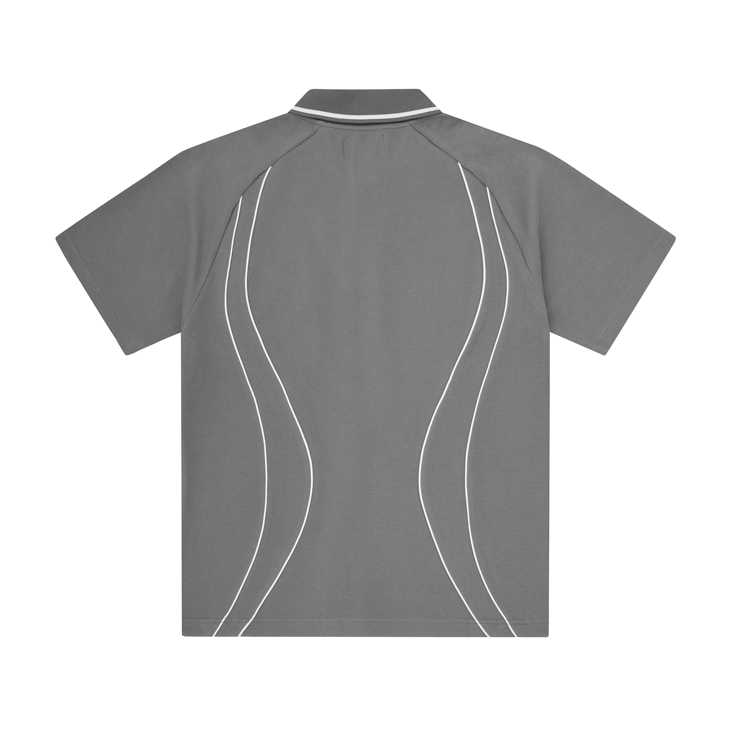 ISLAND PIQUE POLO SHIRT [GREY]