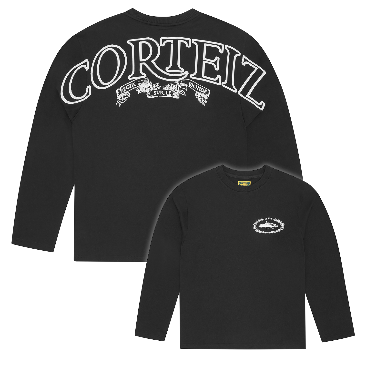 ROYALE HEAVYWEIGHT TEE LS [BLACK]