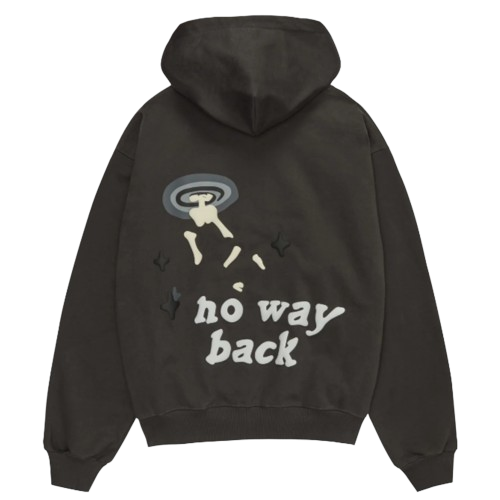 BROKEN PLANET MARKET 'TRAPPED IN TIME' HOODIE (SOOT BLACK)