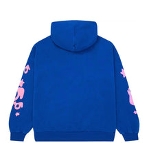 Sp5der Beluga Hoodie Blue/Pink